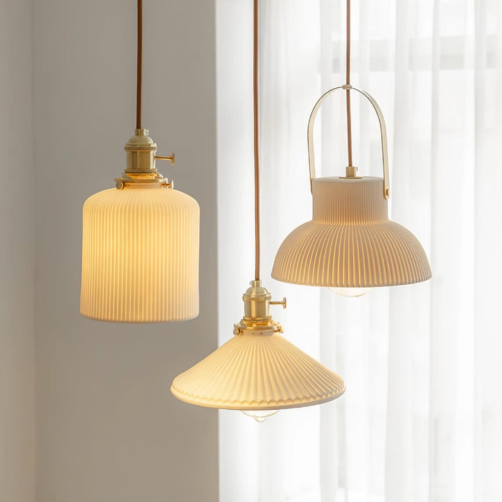 Quenelora Ceramic Pendant Light-Moonnatur