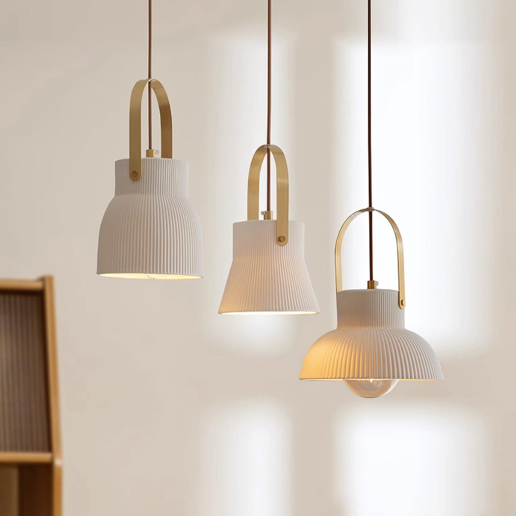Quenelora Ceramic Pendant Light-Moonnatur