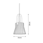 Quenelora Ceramic Pendant Light-Moonnatur