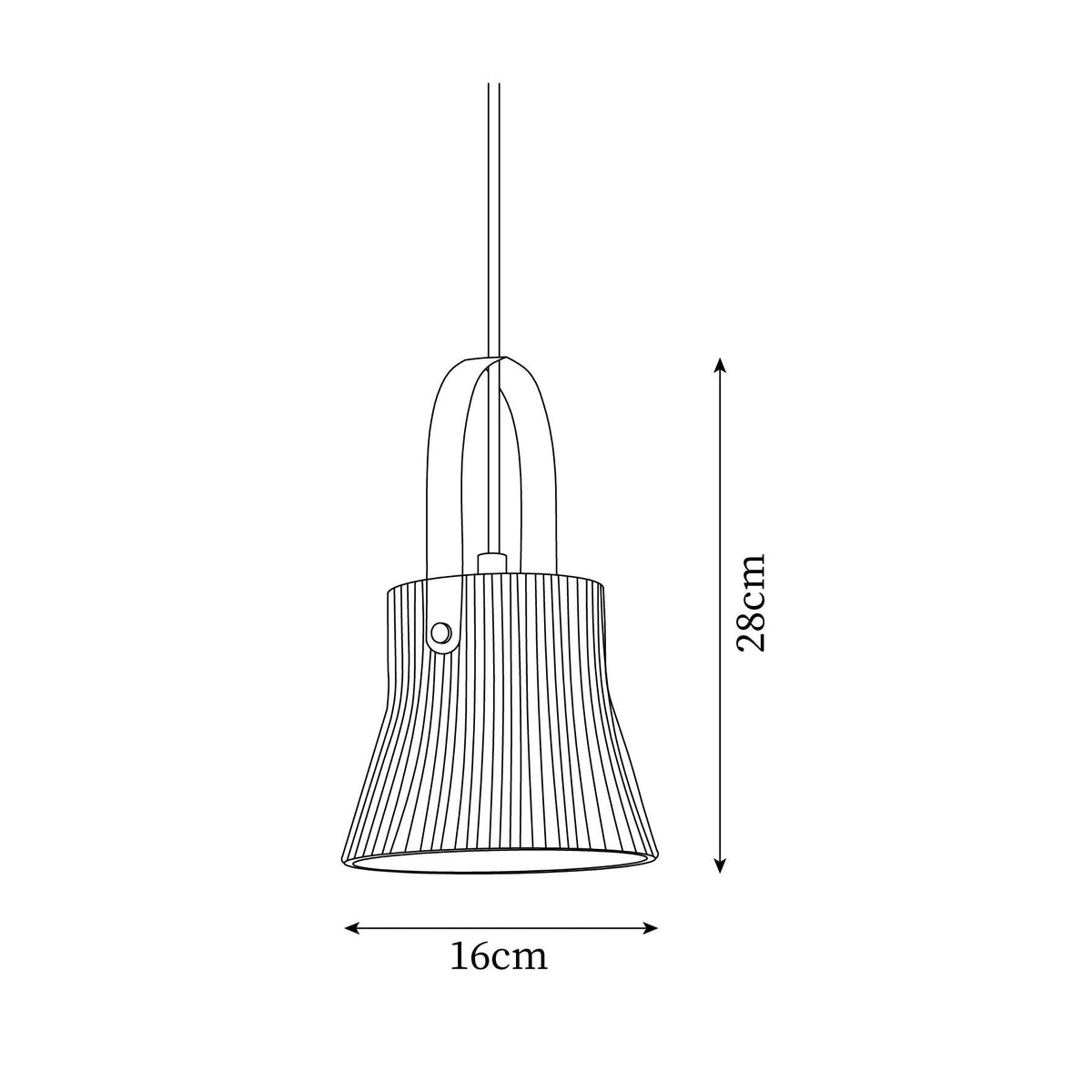 Quenelora Ceramic Pendant Light-Moonnatur
