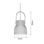 Quenelora Ceramic Pendant Light-Moonnatur