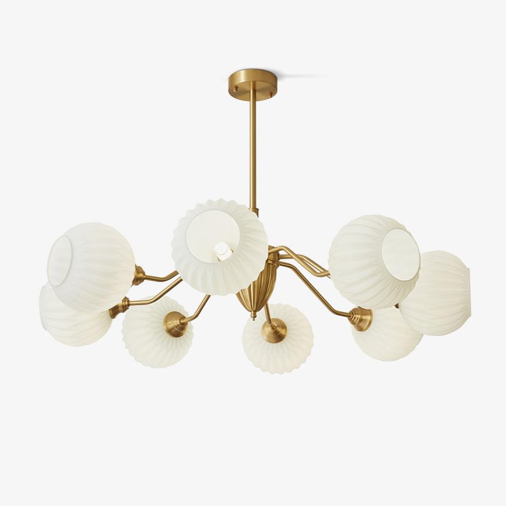 Lindelcove Brass Chandelier-Moonnatur