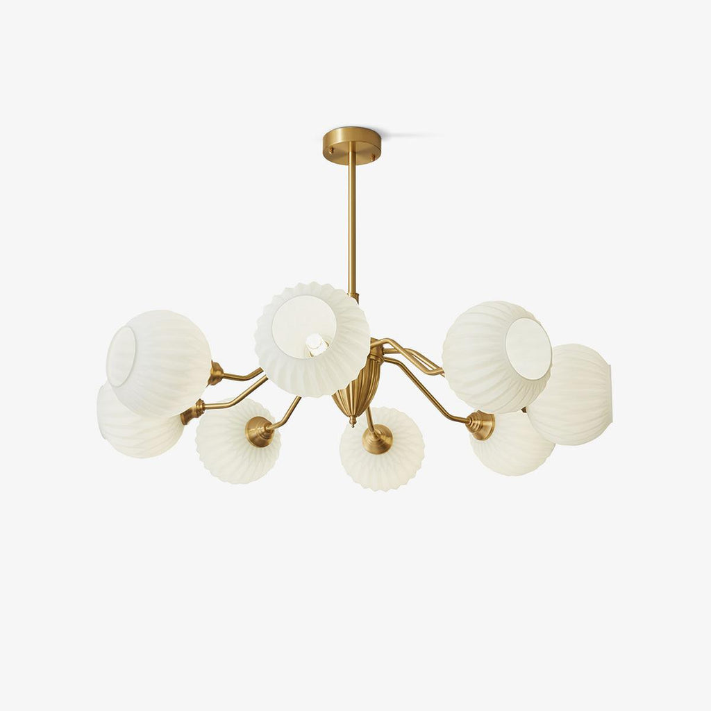 Lindelcove Brass Chandelier-Moonnatur