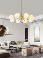 Lindelcove Brass Chandelier-Moonnatur