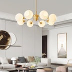 Lindelcove Brass Chandelier-Moonnatur