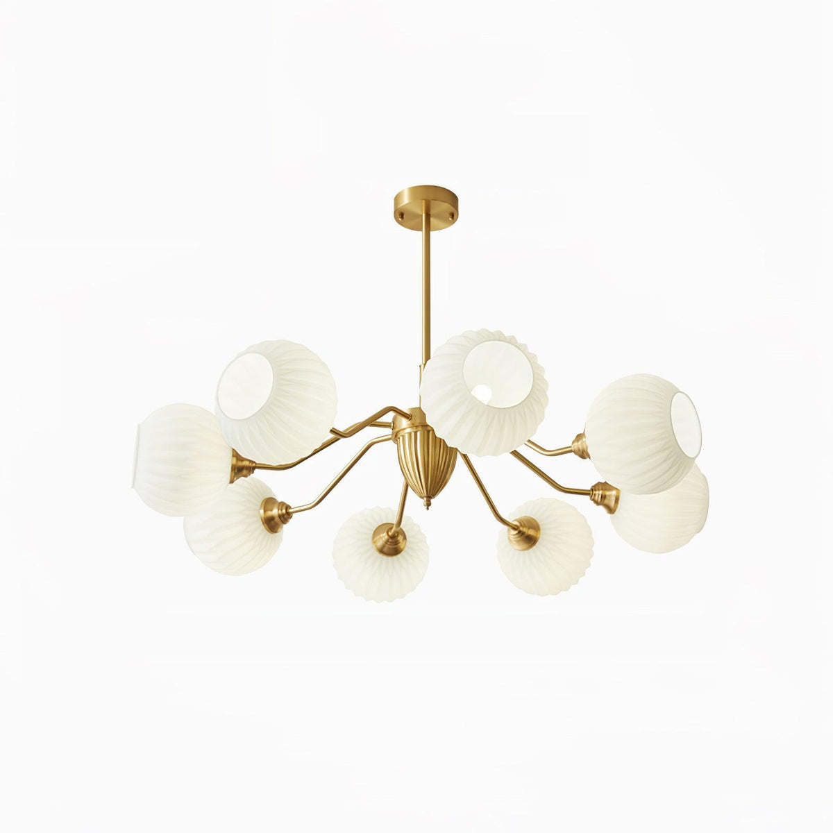 Lindelcove Brass Chandelier-Moonnatur