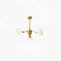 Lindelcove Brass Chandelier-Moonnatur