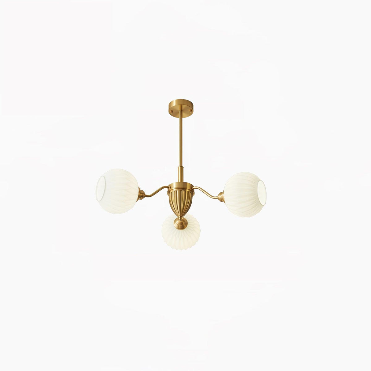 Lindelcove Brass Chandelier-Moonnatur