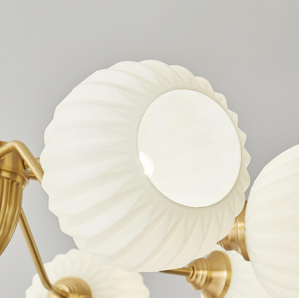 Lindelcove Brass Chandelier-Moonnatur