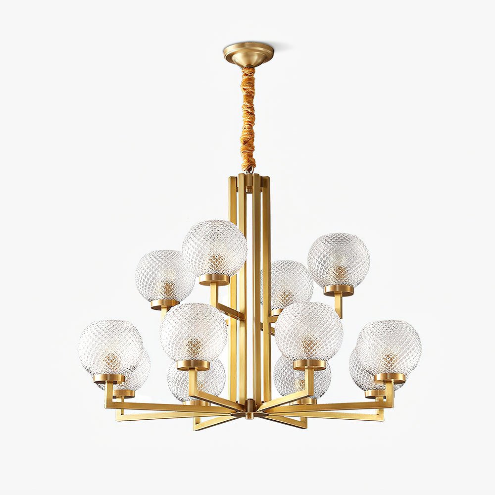 Talenis Glass Chandelier-Moonnatur