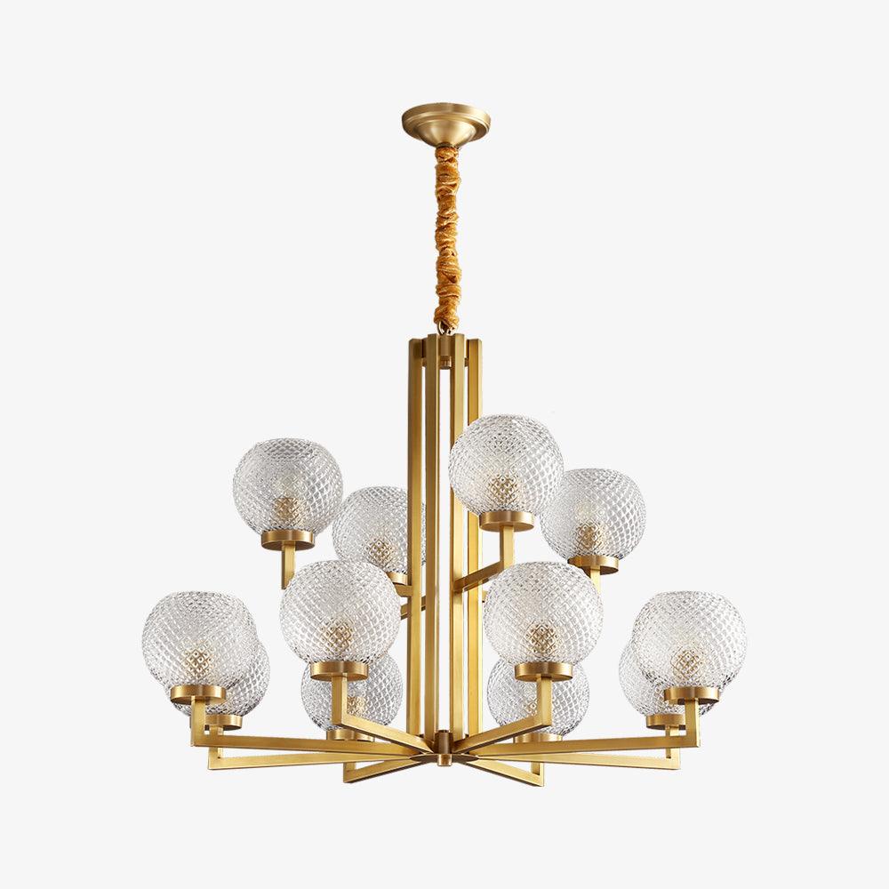 Talenis Glass Chandelier-Moonnatur
