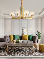 Talenis Glass Chandelier-Moonnatur