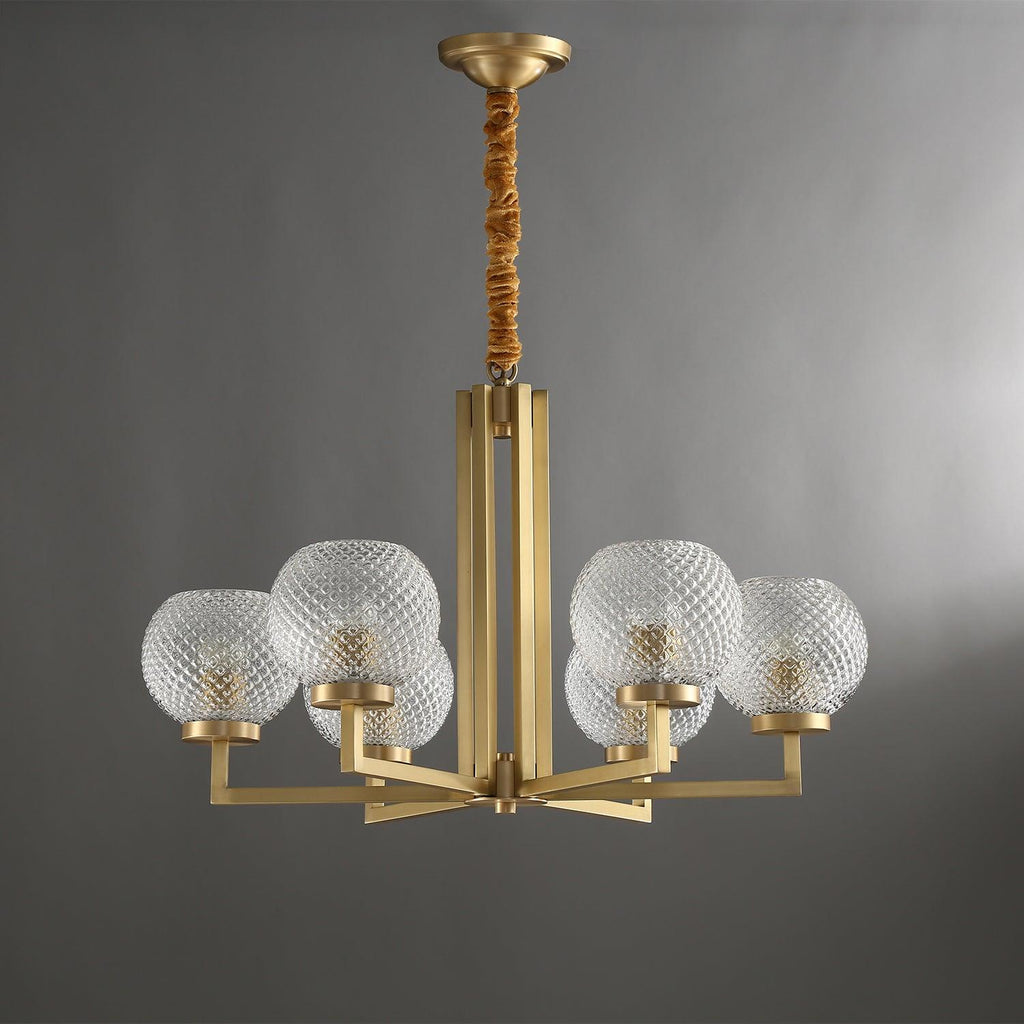Talenis Glass Chandelier-Moonnatur