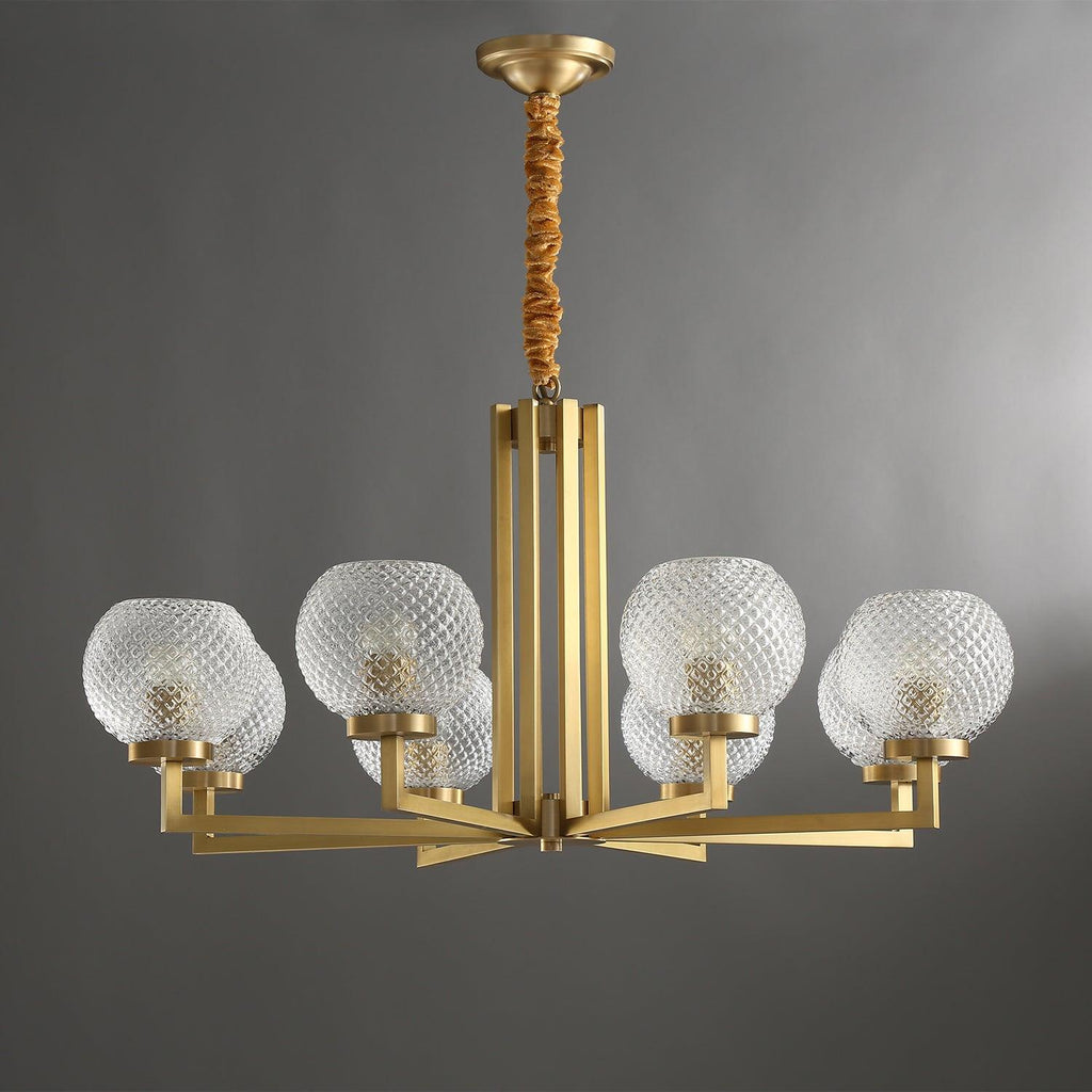 Talenis Glass Chandelier-Moonnatur