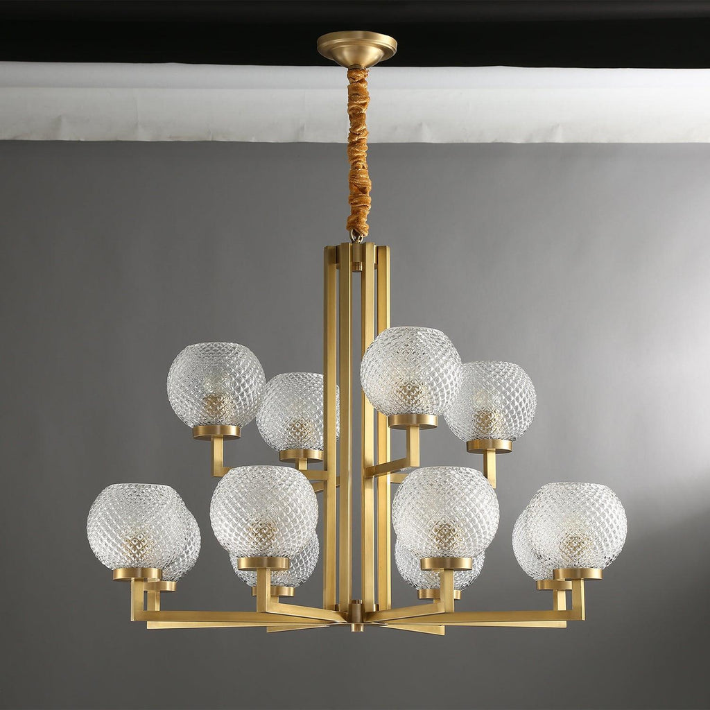 Talenis Glass Chandelier-Moonnatur