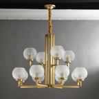 Talenis Glass Chandelier-Moonnatur