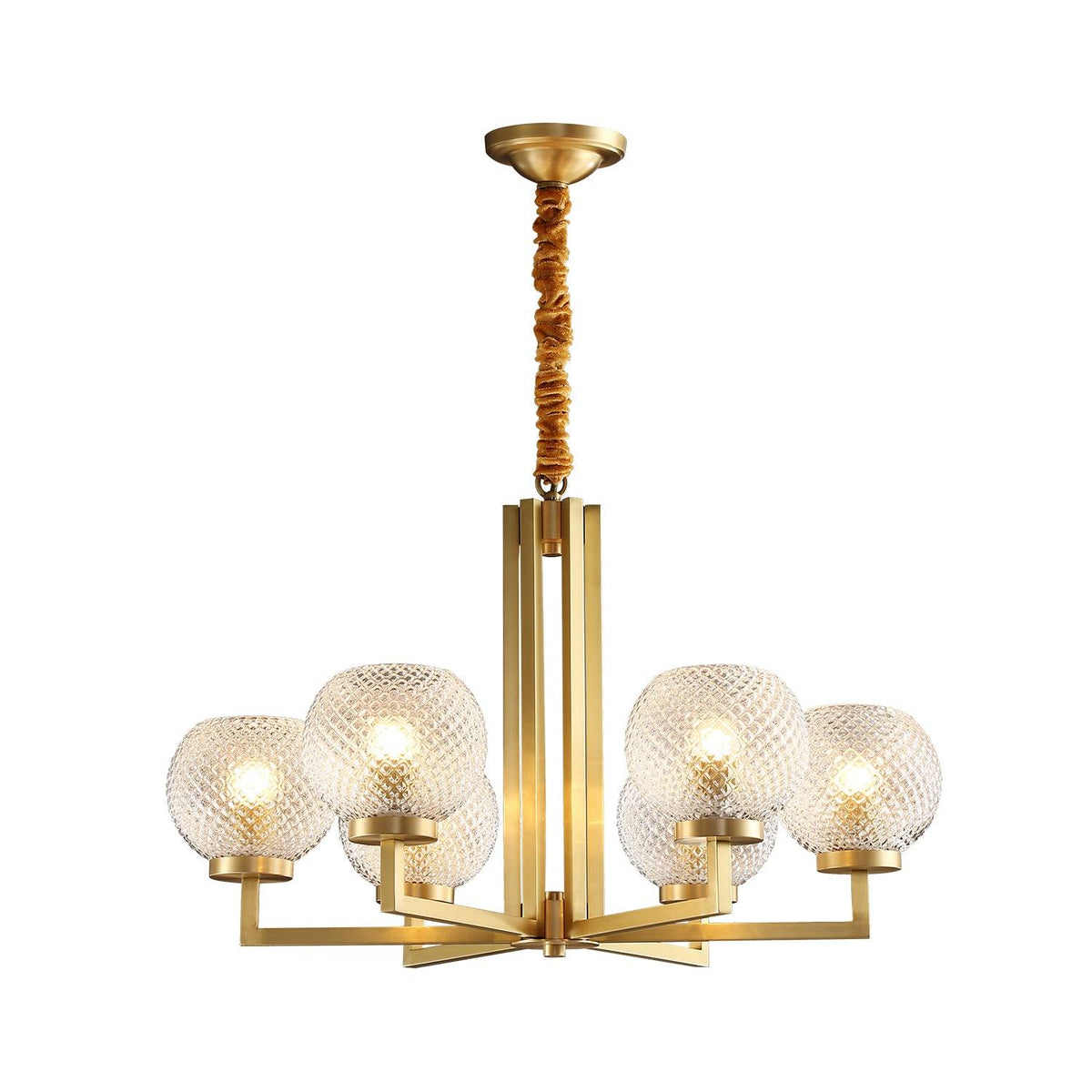 Talenis Glass Chandelier-Moonnatur
