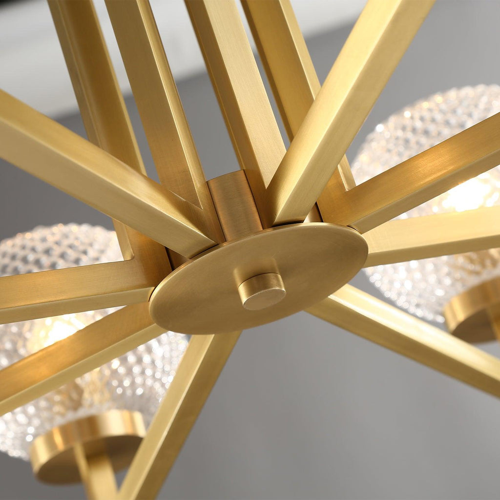 Talenis Glass Chandelier-Moonnatur