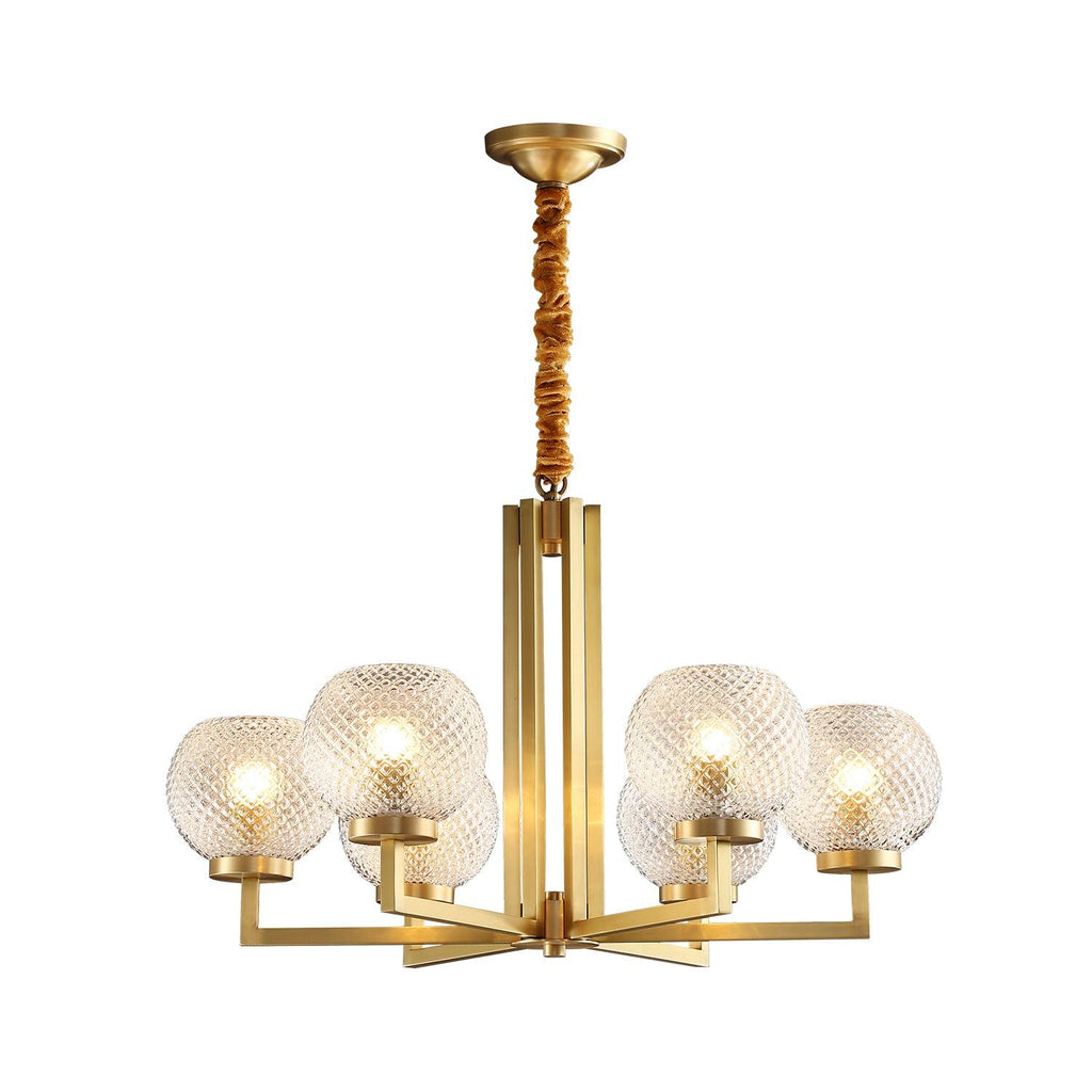 Talenis Glass Chandelier-Moonnatur