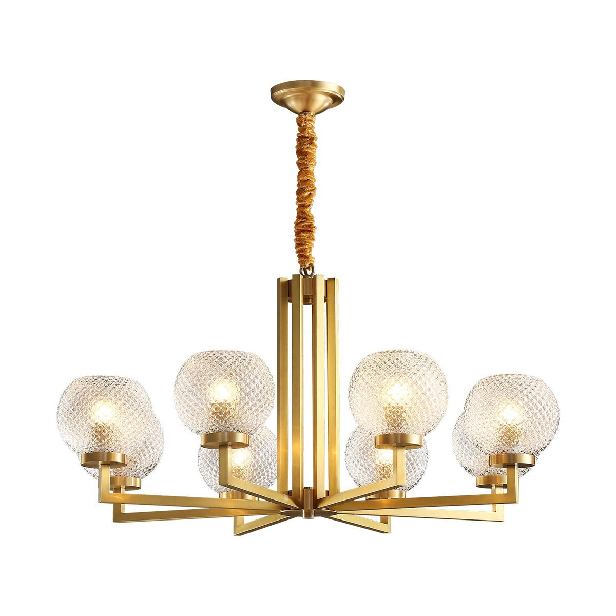 Talenis Glass Chandelier-Moonnatur