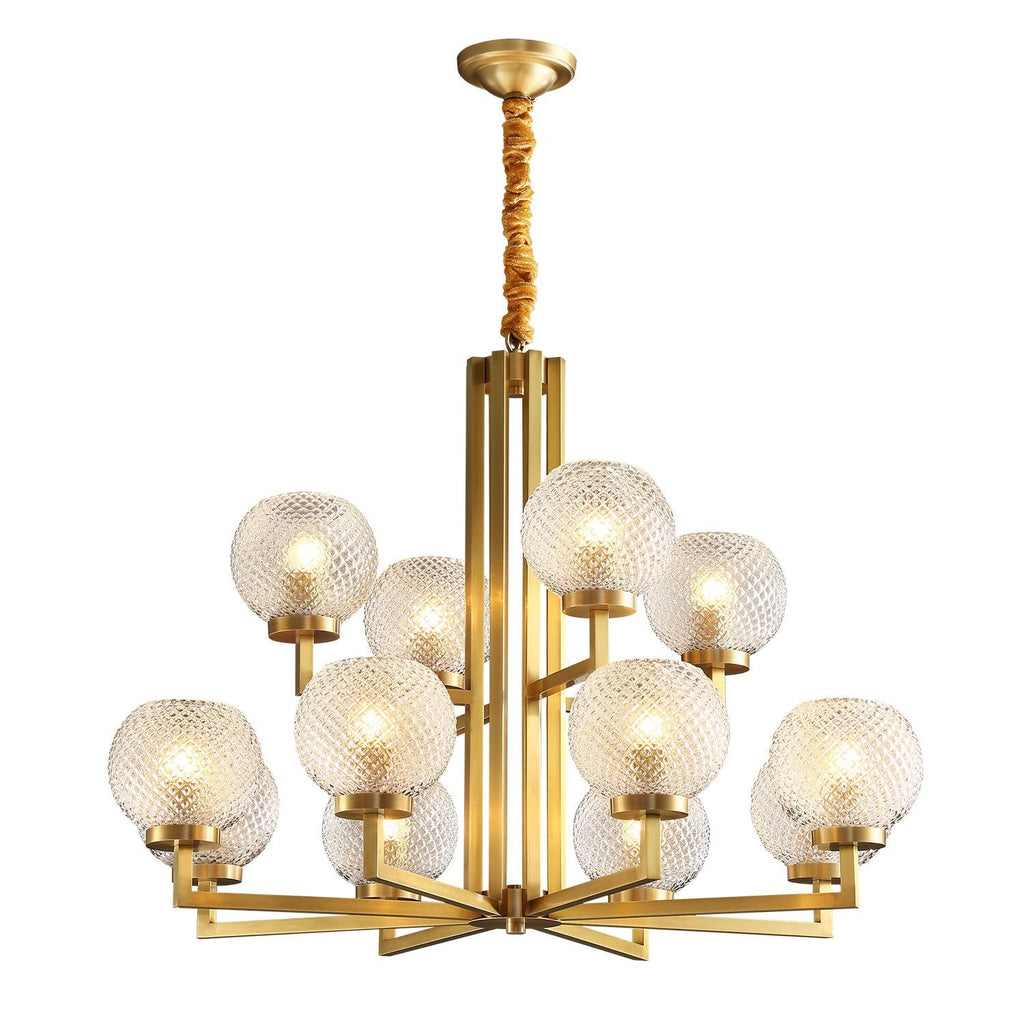 Talenis Glass Chandelier-Moonnatur