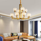 Talenis Glass Chandelier-Moonnatur