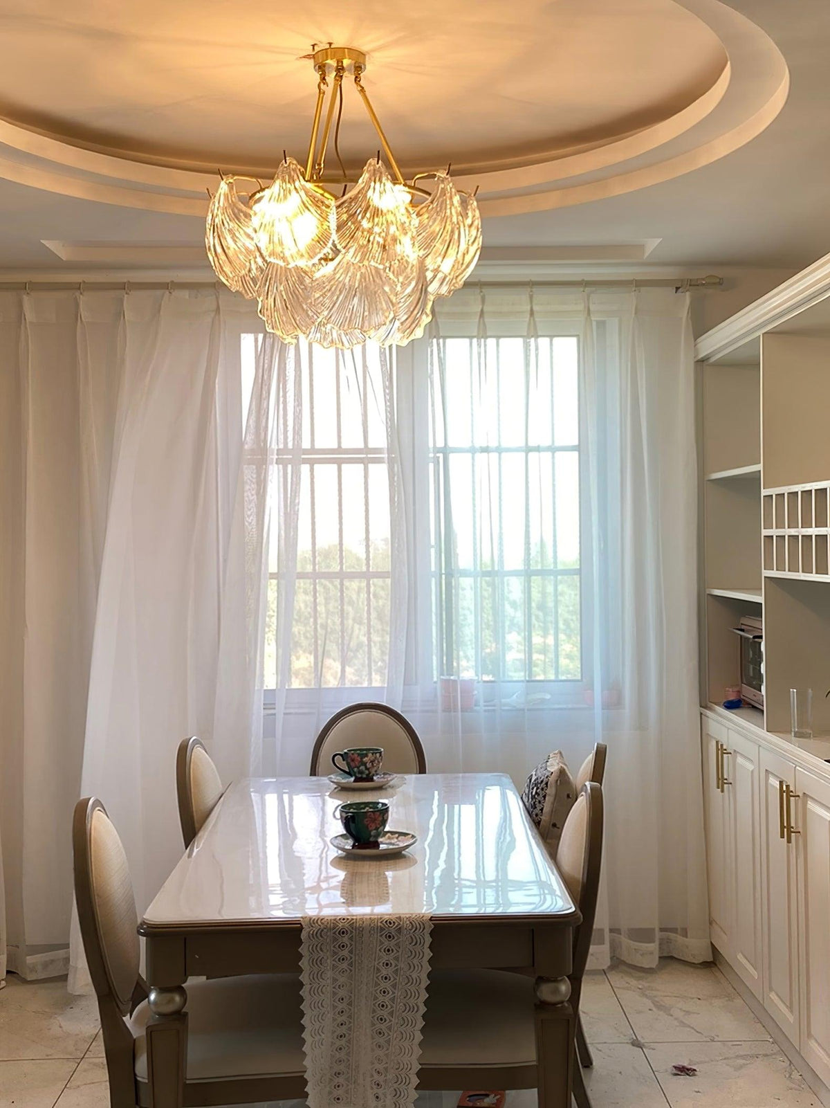 Ovelella Glass Ceiling Light-Moonnatur