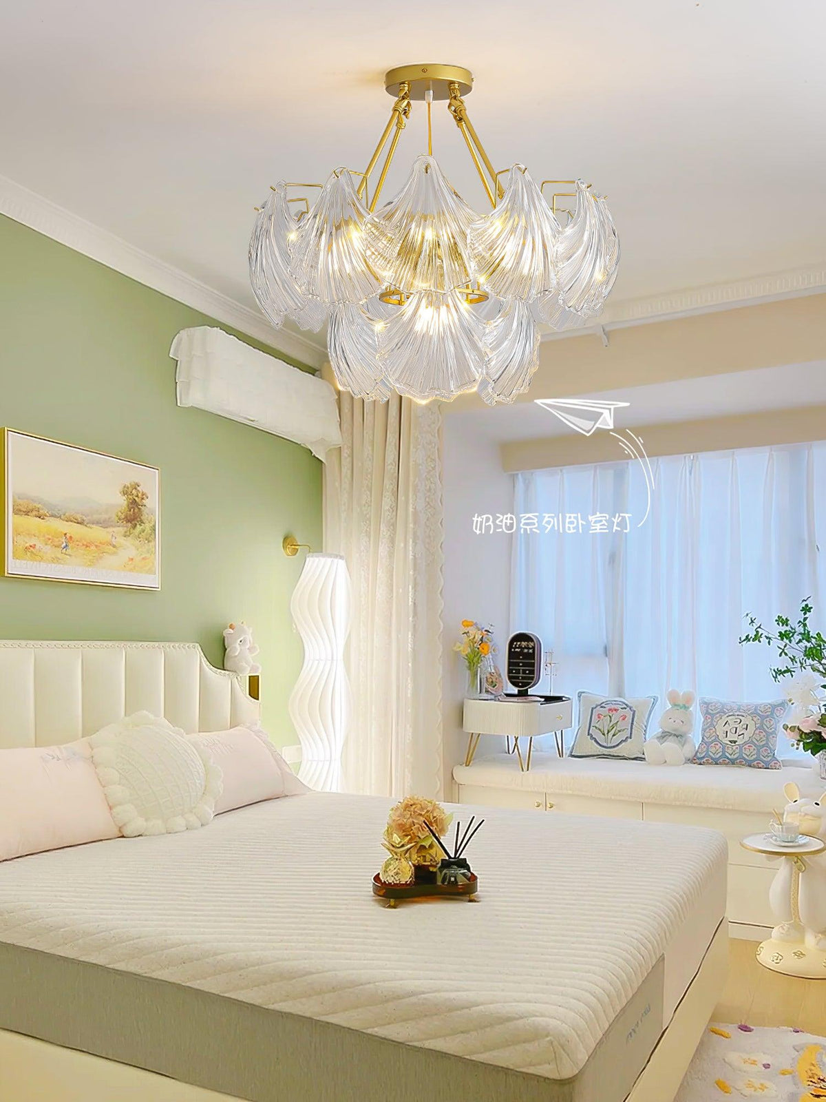 Ovelella Glass Ceiling Light-Moonnatur