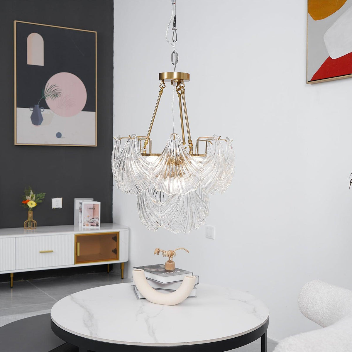 Ovelella Glass Ceiling Light-Moonnatur