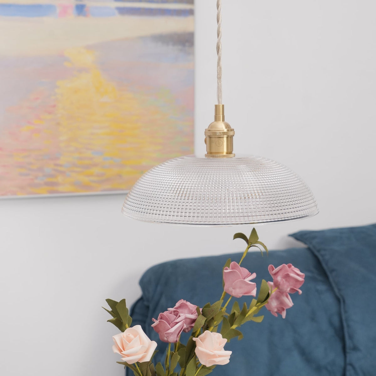 Nivelle Glass Pendant Lamp-Moonnatur