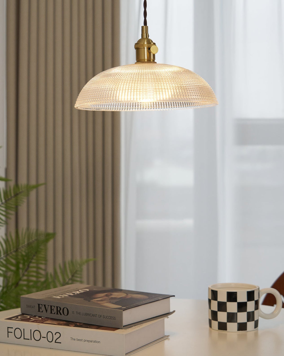 Nivelle Glass Pendant Lamp-Moonnatur