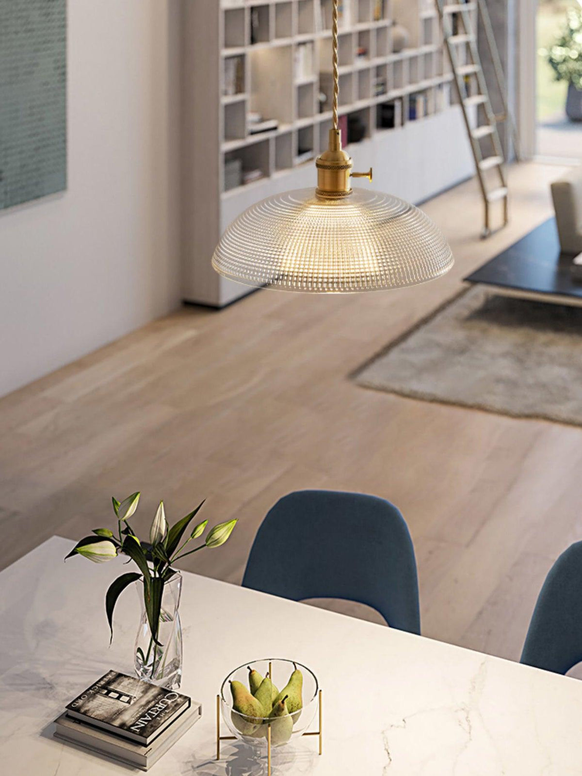 Nivelle Glass Pendant Lamp-Moonnatur