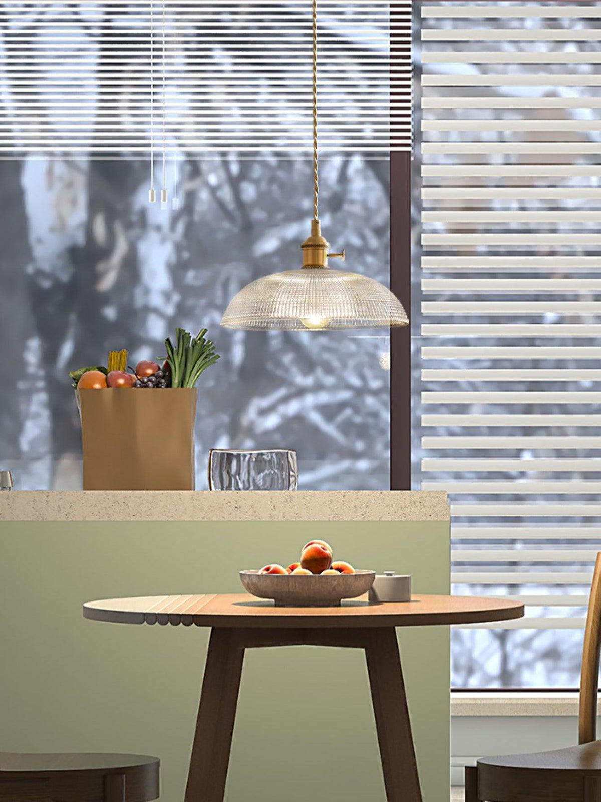 Nivelle Glass Pendant Lamp-Moonnatur