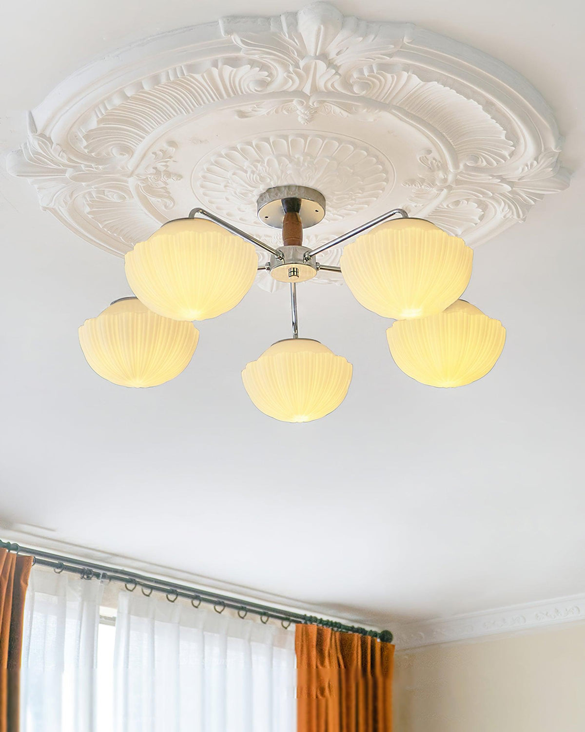 Kenrenwick Glass Chandelier-Moonnatur