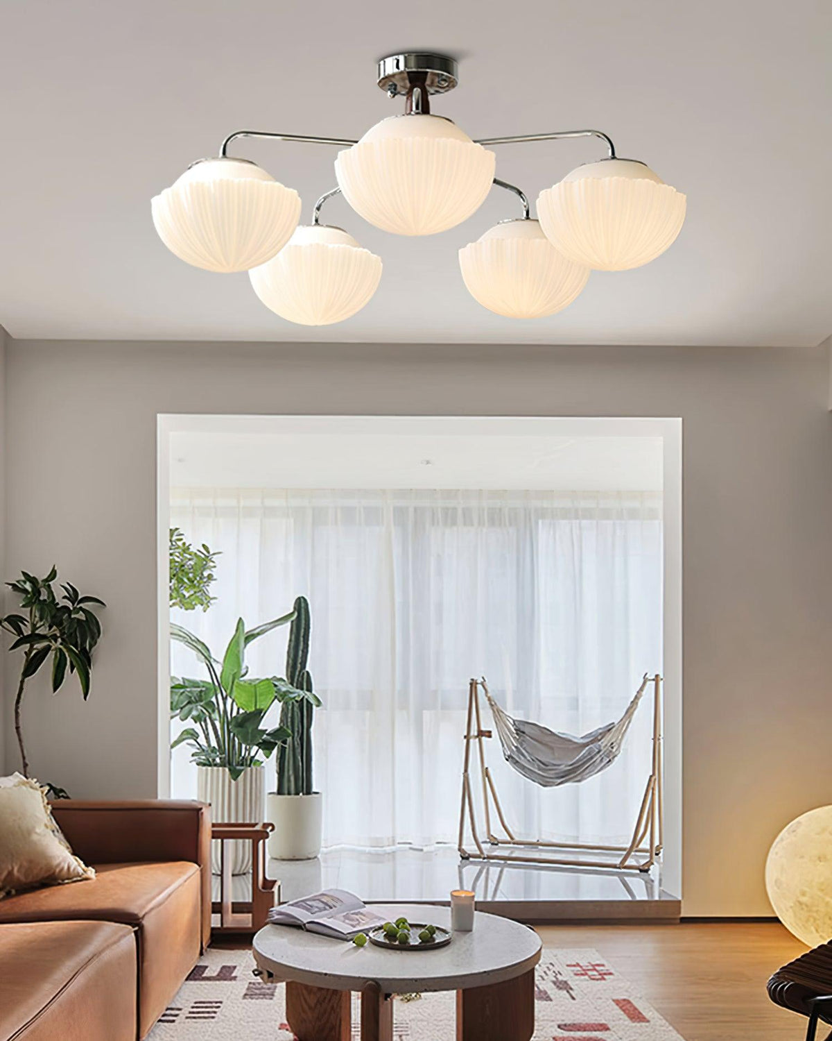 Kenrenwick Glass Chandelier-Moonnatur