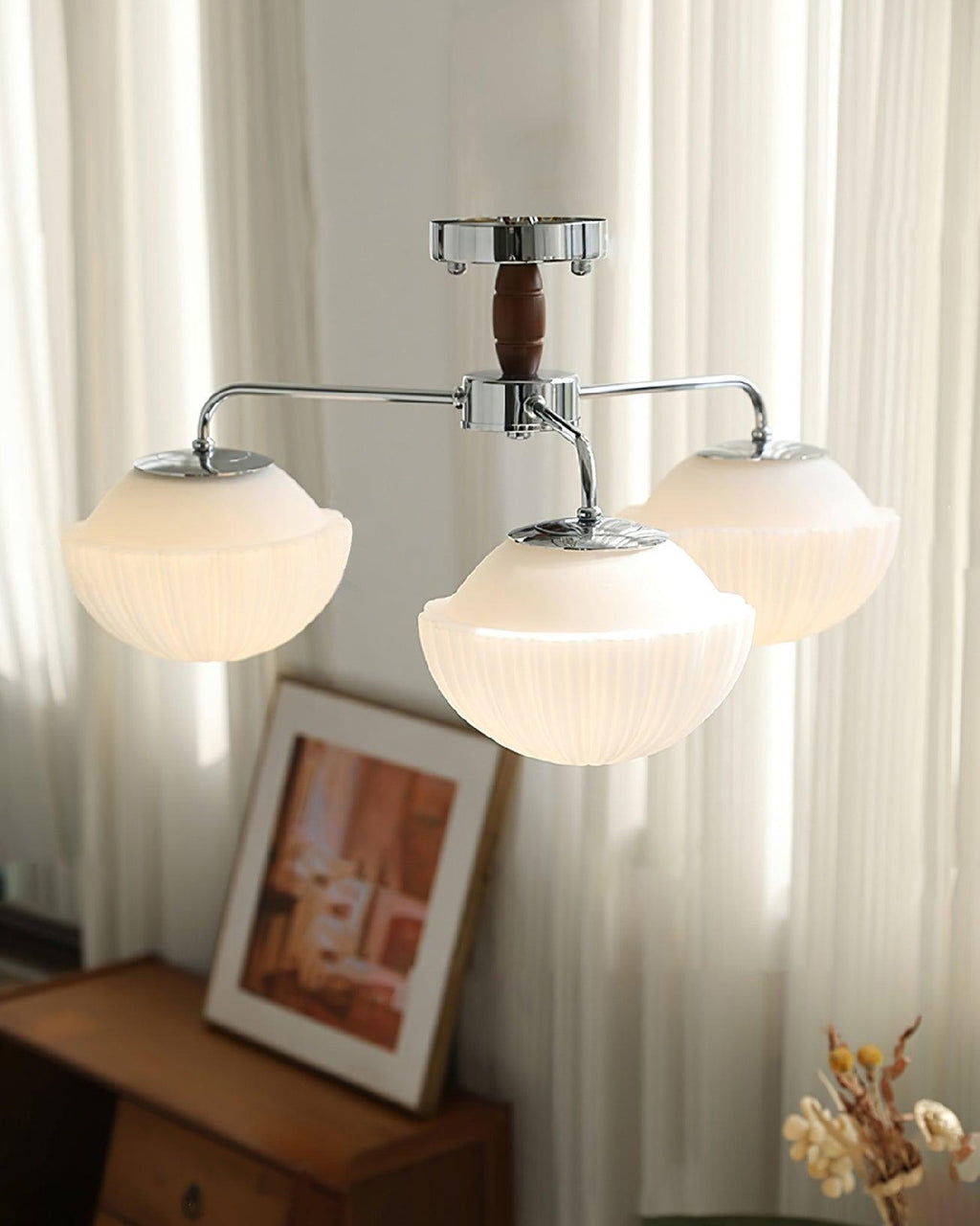 Kenrenwick Glass Chandelier-Moonnatur