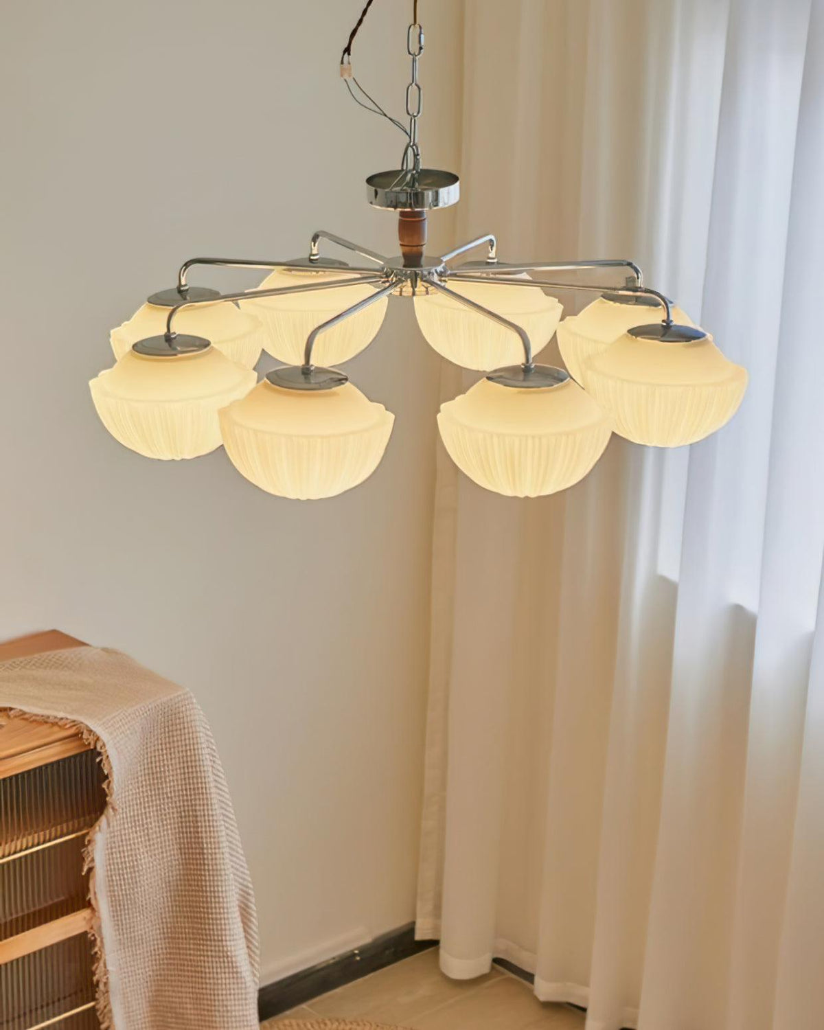 Kenrenwick Glass Chandelier-Moonnatur