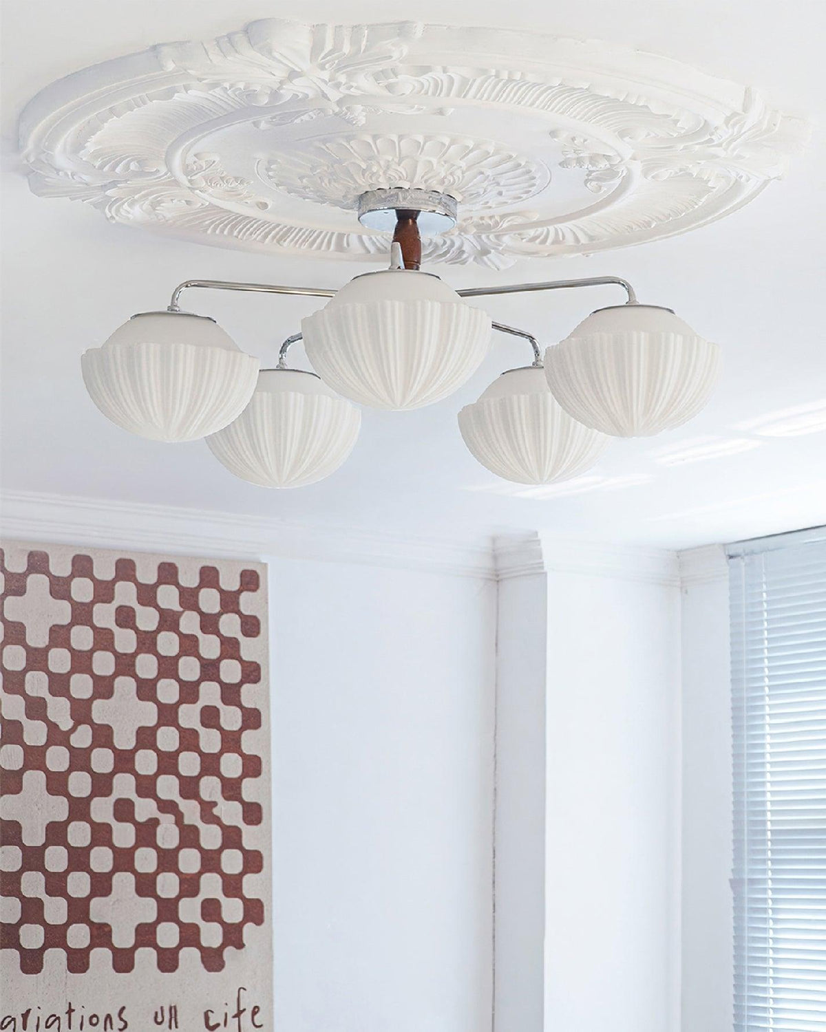 Kenrenwick Glass Chandelier-Moonnatur