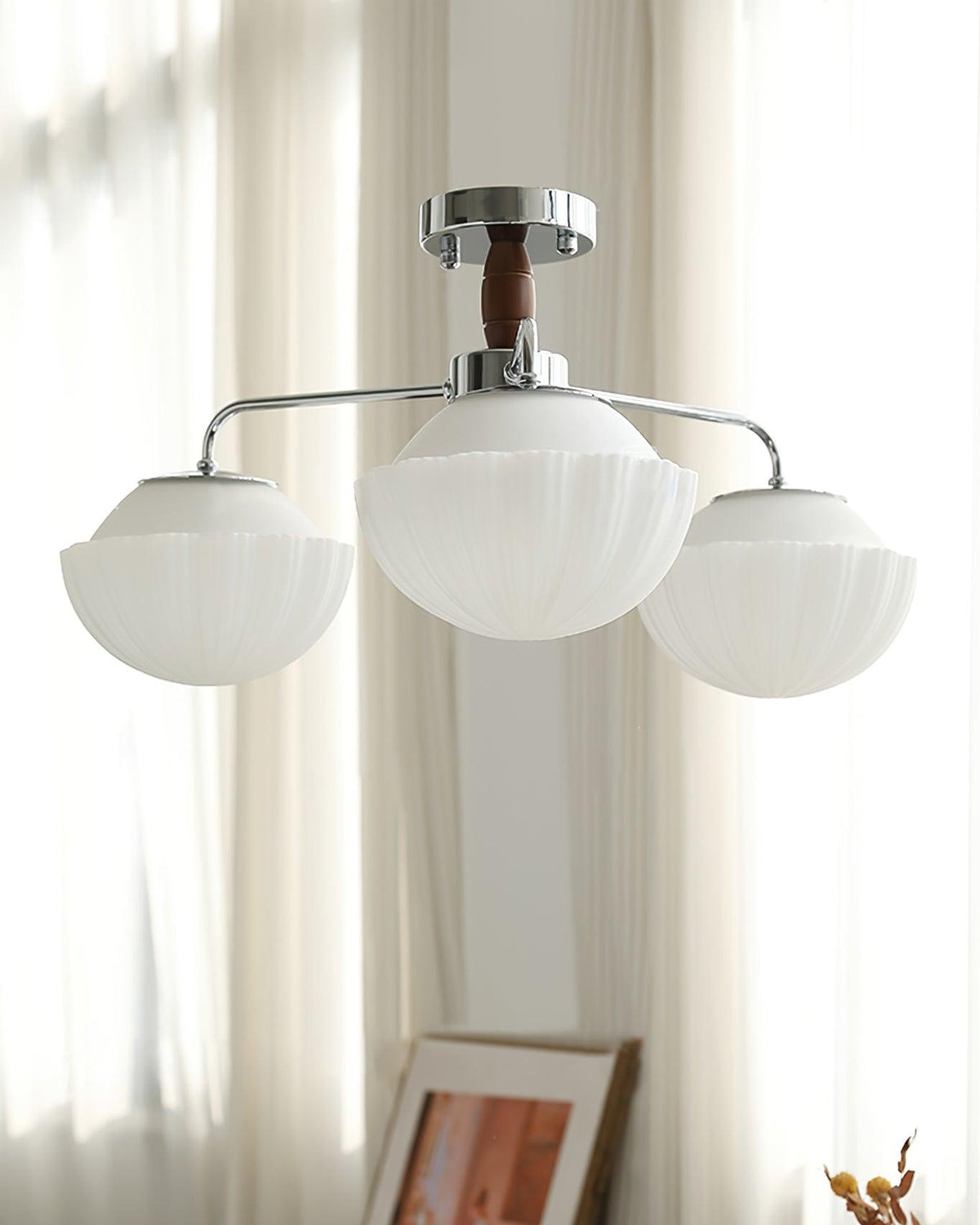 Kenrenwick Glass Chandelier-Moonnatur