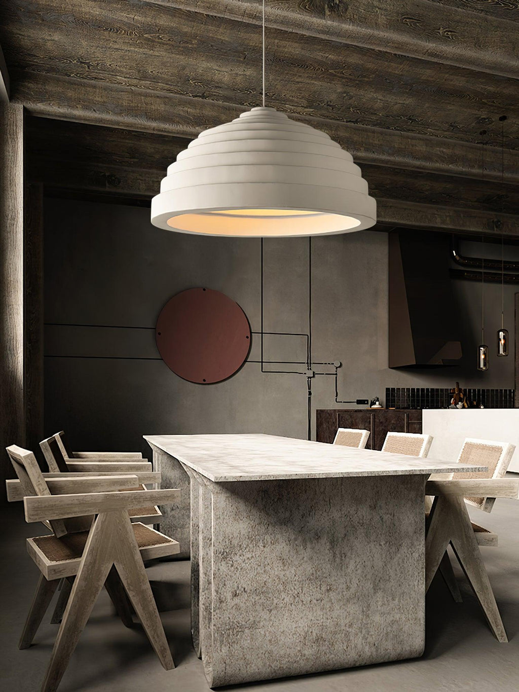 Alwynune Resin Pendant Light-Moonnatur