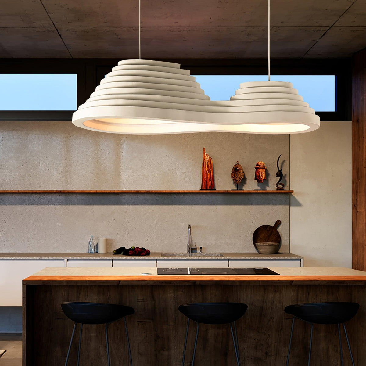 Alwynune Resin Pendant Light-Moonnatur