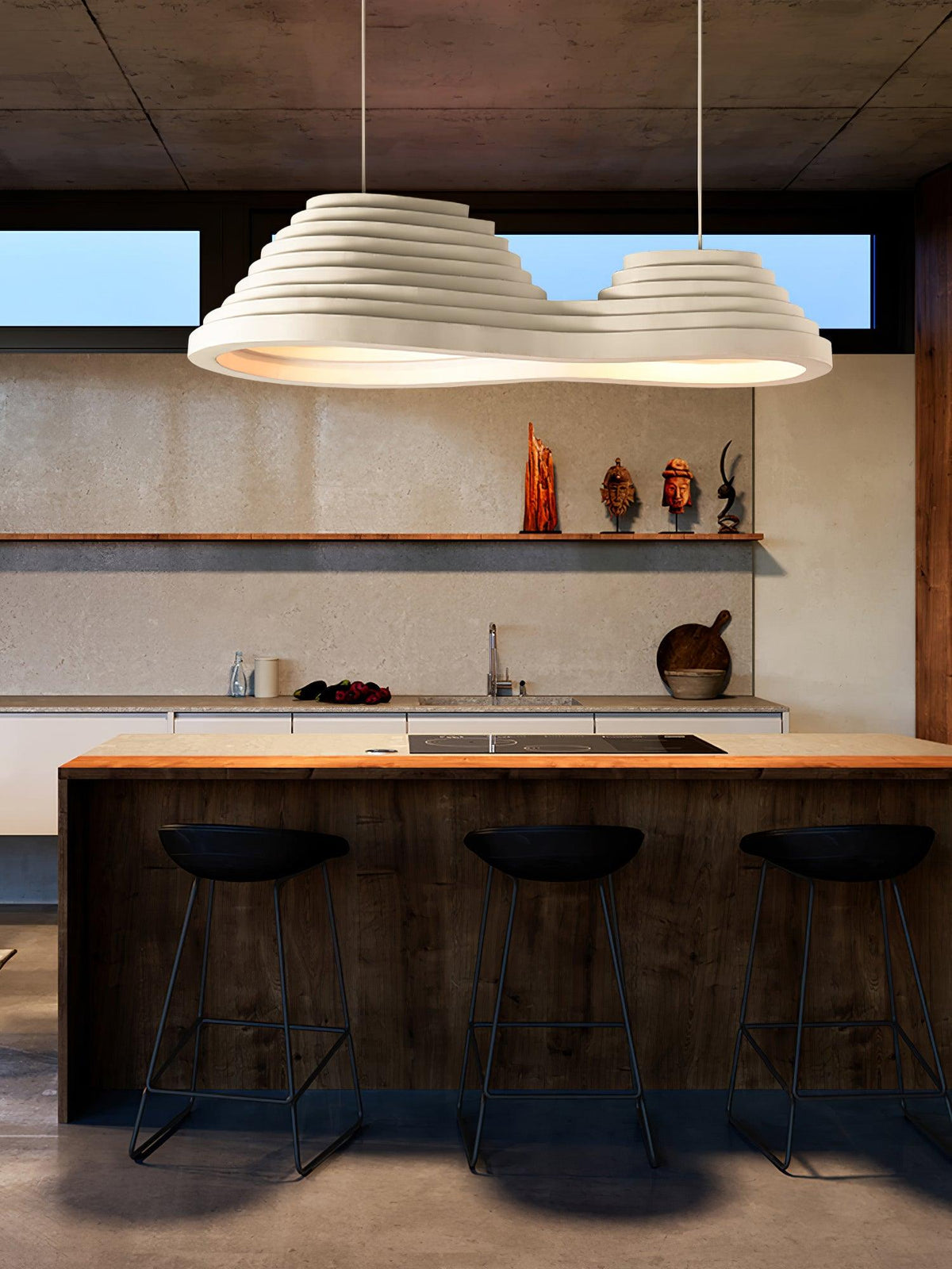 Alwynune Resin Pendant Light-Moonnatur