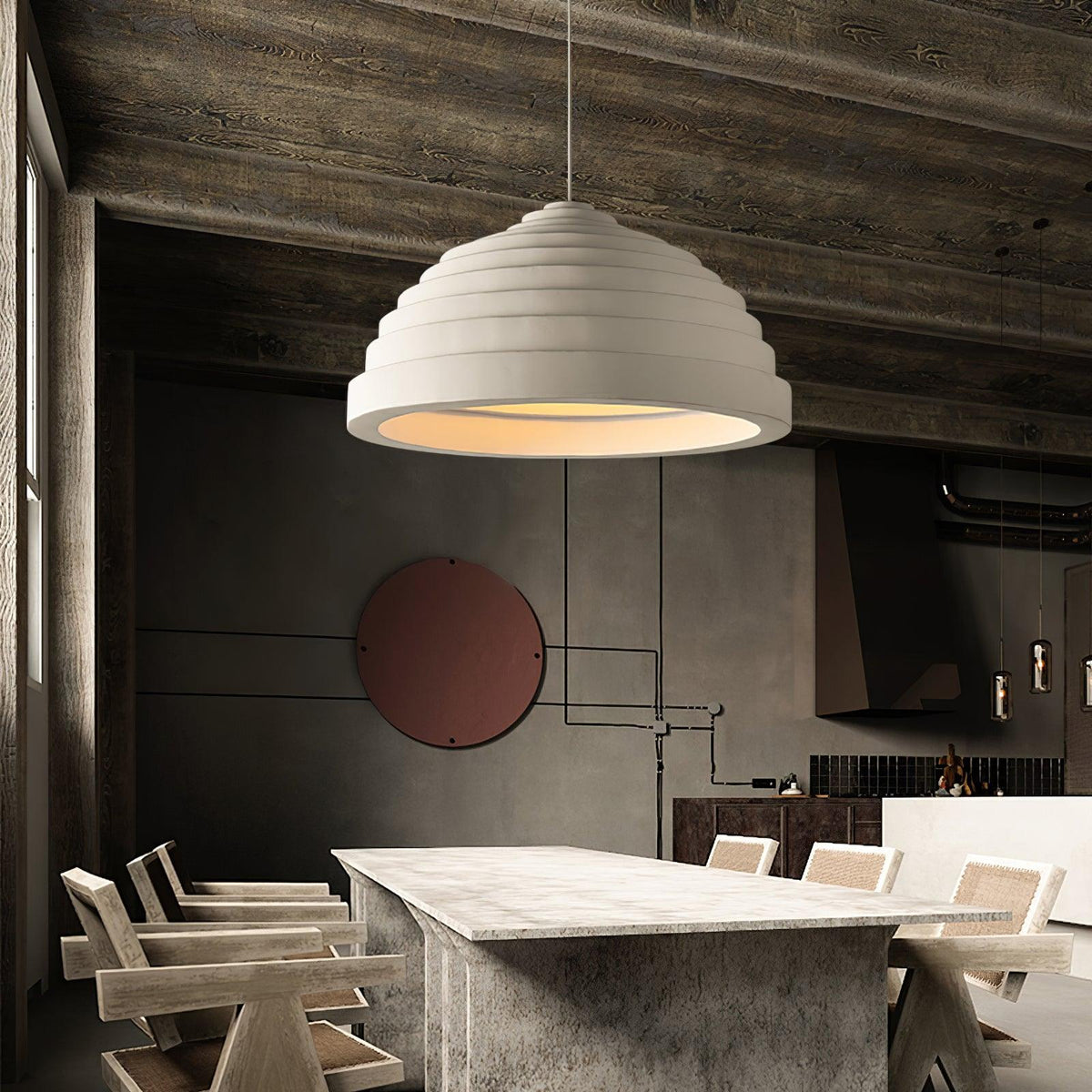 Alwynune Resin Pendant Light-Moonnatur