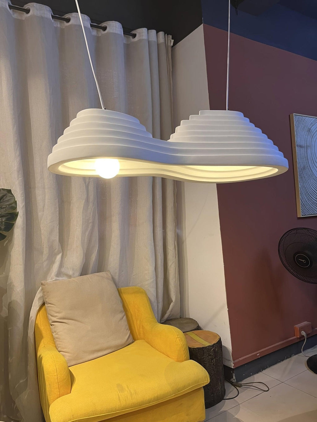 Alwynune Resin Pendant Light-Moonnatur