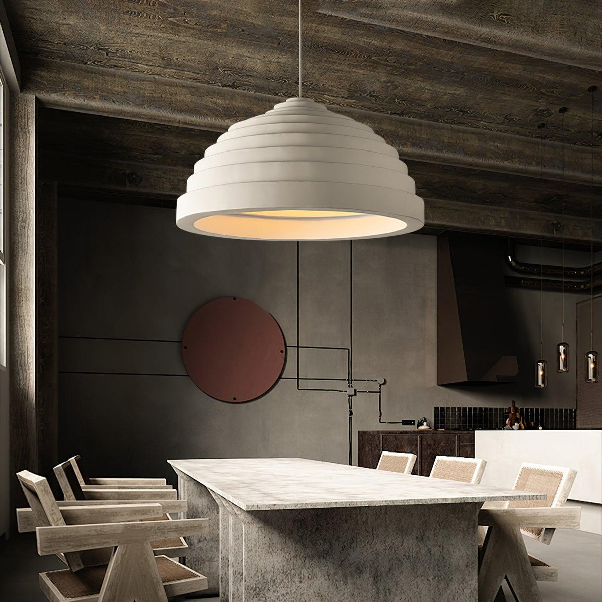 Alwynune Resin Pendant Light-Moonnatur