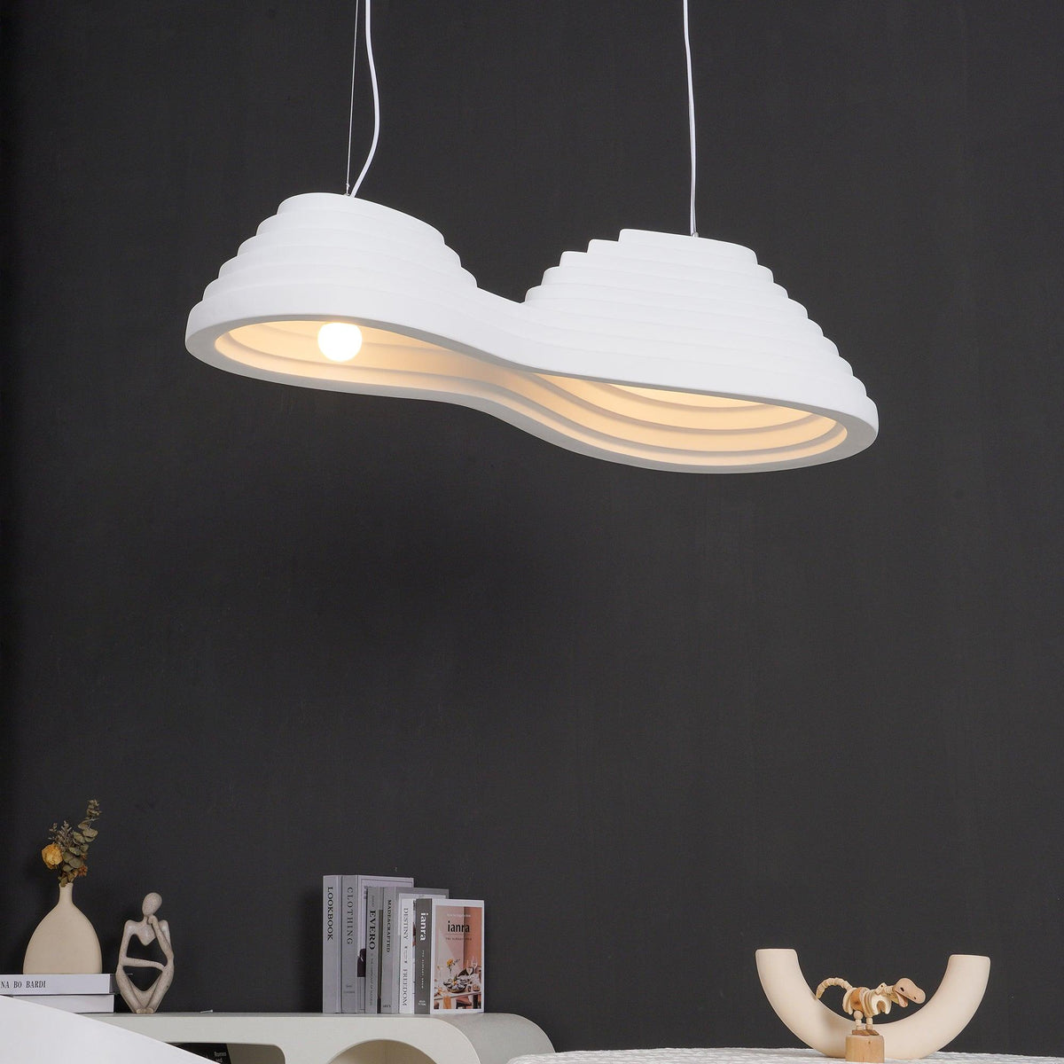 Alwynune Resin Pendant Light-Moonnatur