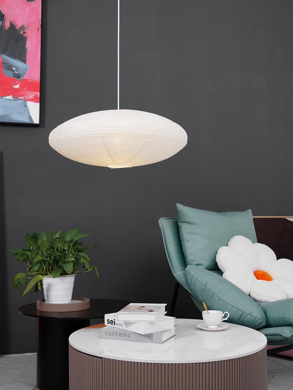 Lavenora Paper Pendant Light-Moonnatur