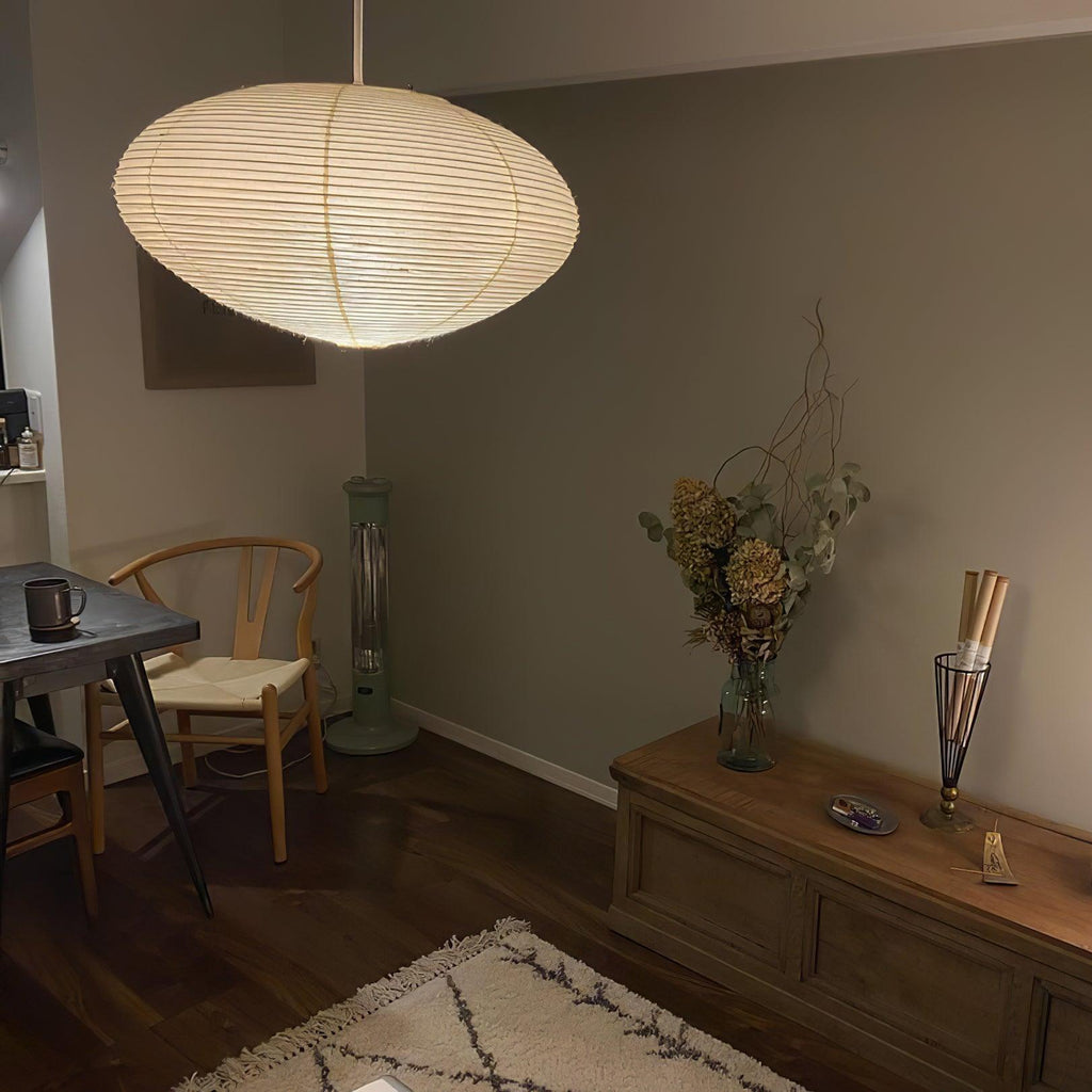 Tildenenna Mulberry Paper Pendant Light-Moonnatur
