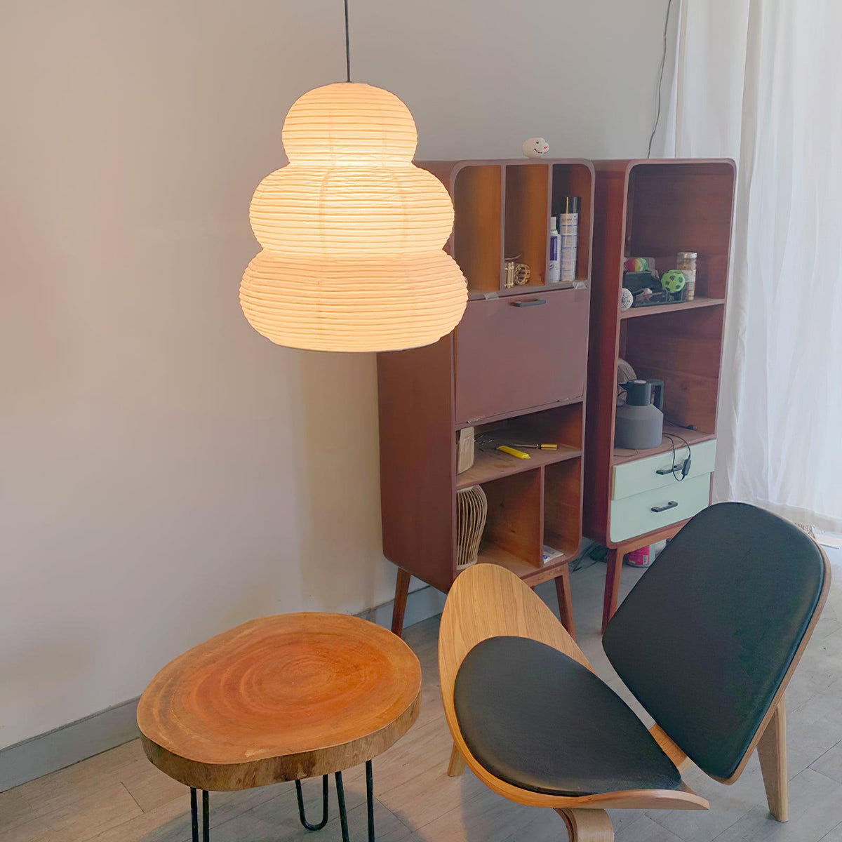 Bellawisp Paper Pendant Light-Moonnatur