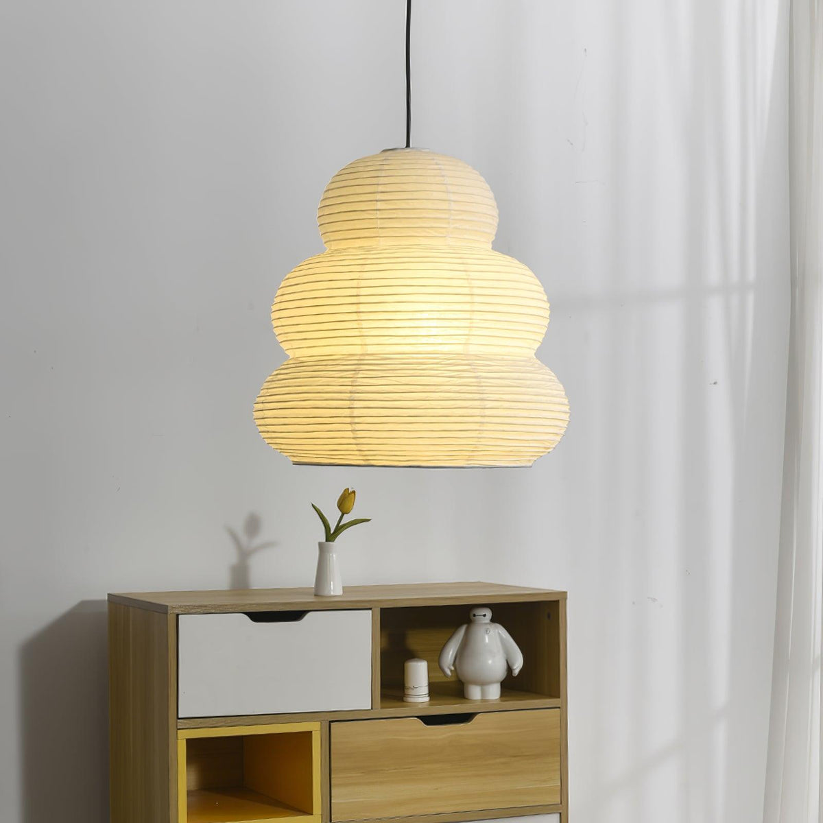 Bellawisp Paper Pendant Light-Moonnatur